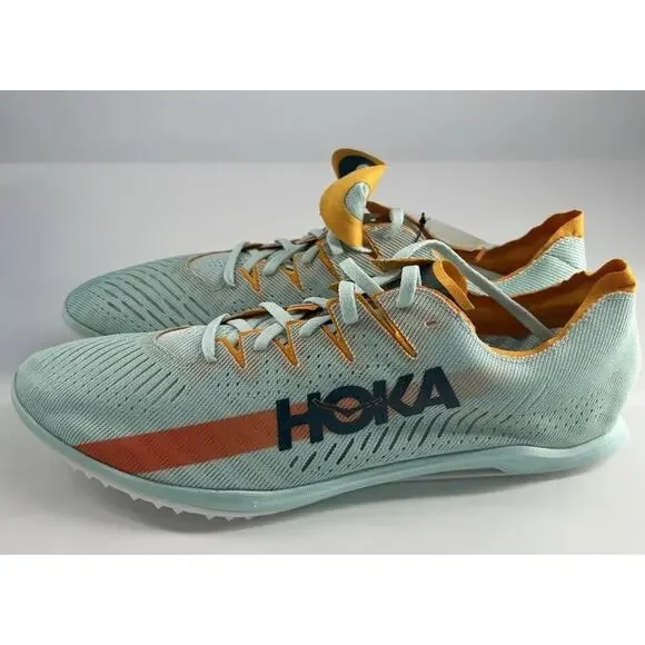 Hoka One One U Cielo X MD Track Shoes In Blue/Orange 1123151/BGRYL US 14M 15.5W - Picture 2 of 9